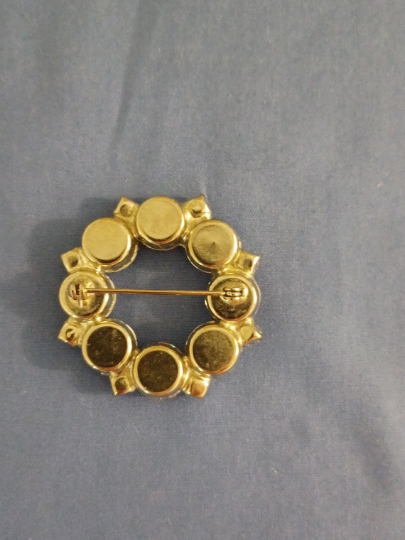 1950s Rhinestone Brooch - image 2