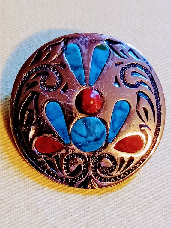 Brooch Signed "Roma" - image 4