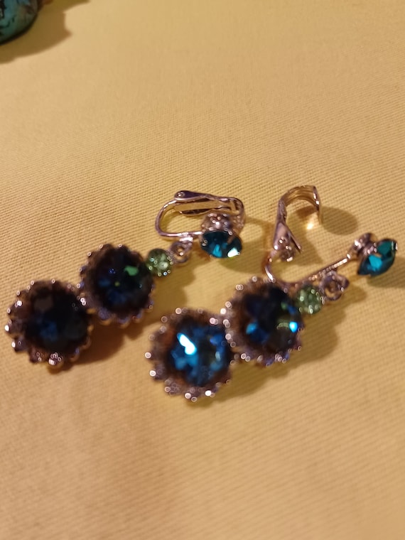 Unusual 1950s Dangle Earrings