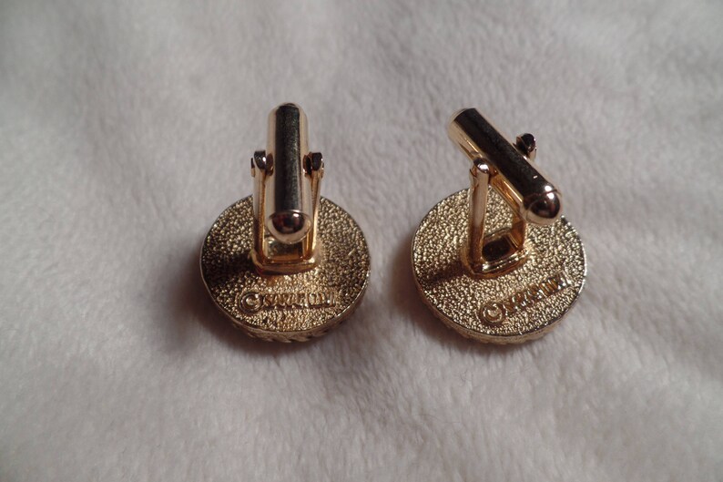 Sarah Coventry Mosaic Cuff Links-C.1972