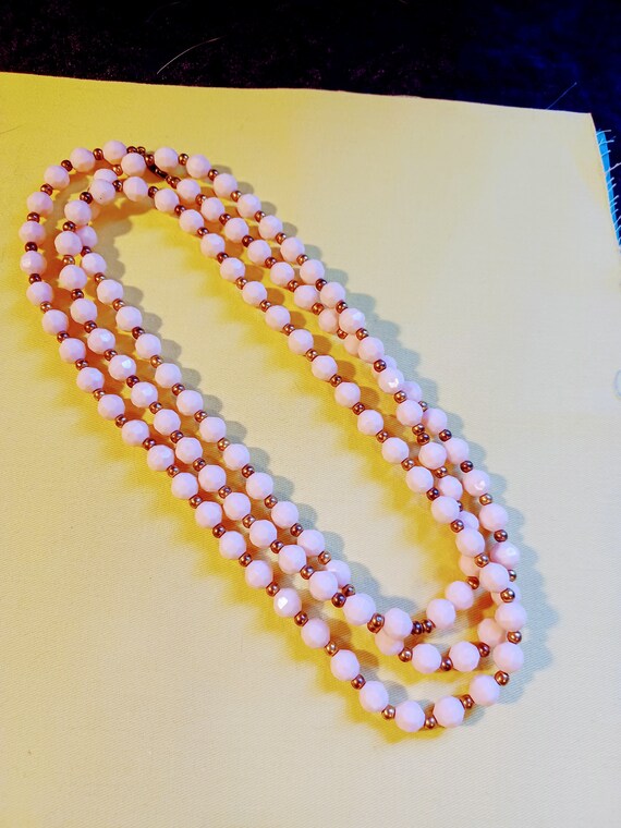 Pink Beaded Necklace