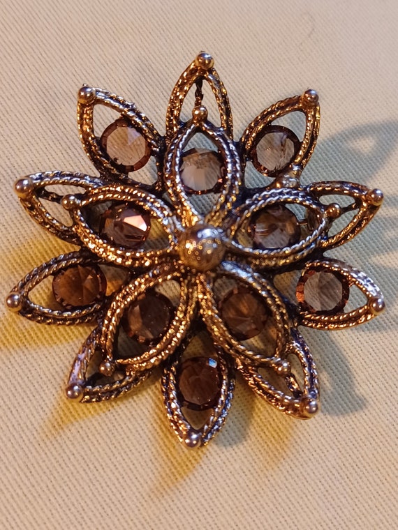 Brooch with Inverted Stones