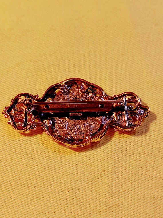 Faux Coin Brooch - image 2