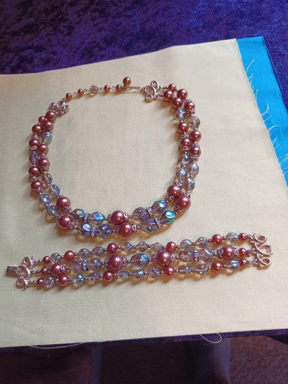 1960s Bead Set Signed Kramer