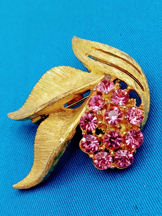 Pink Fruit Brooch - image 2