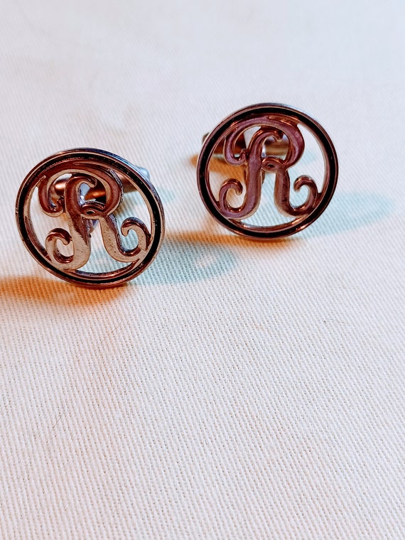 Cufflinks with the Letter "R" - image 1