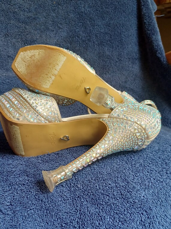 Aurora Borealis Rhinestone Shoes - image 6