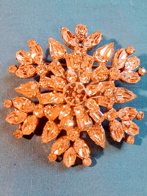 1950s Rhinestone Brooch