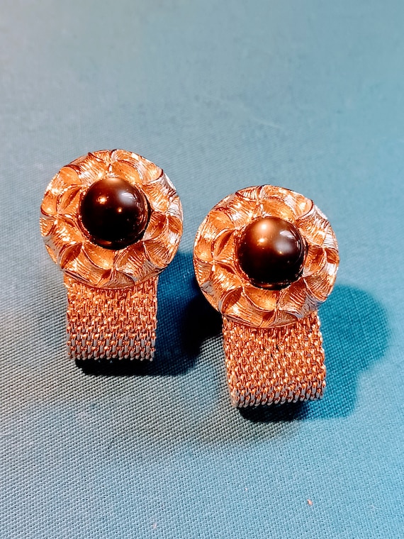 Cufflinks with Faux Star Sapphire Stones
