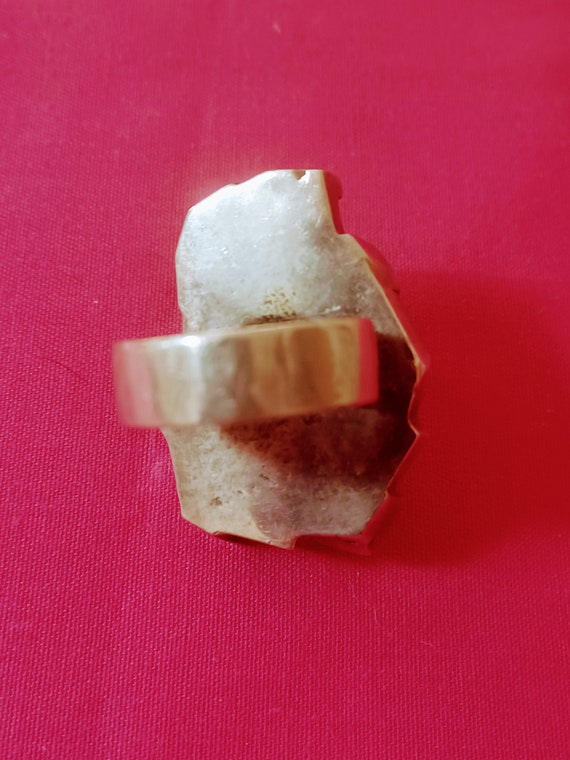 Sterling and Pyrite Ring - image 5