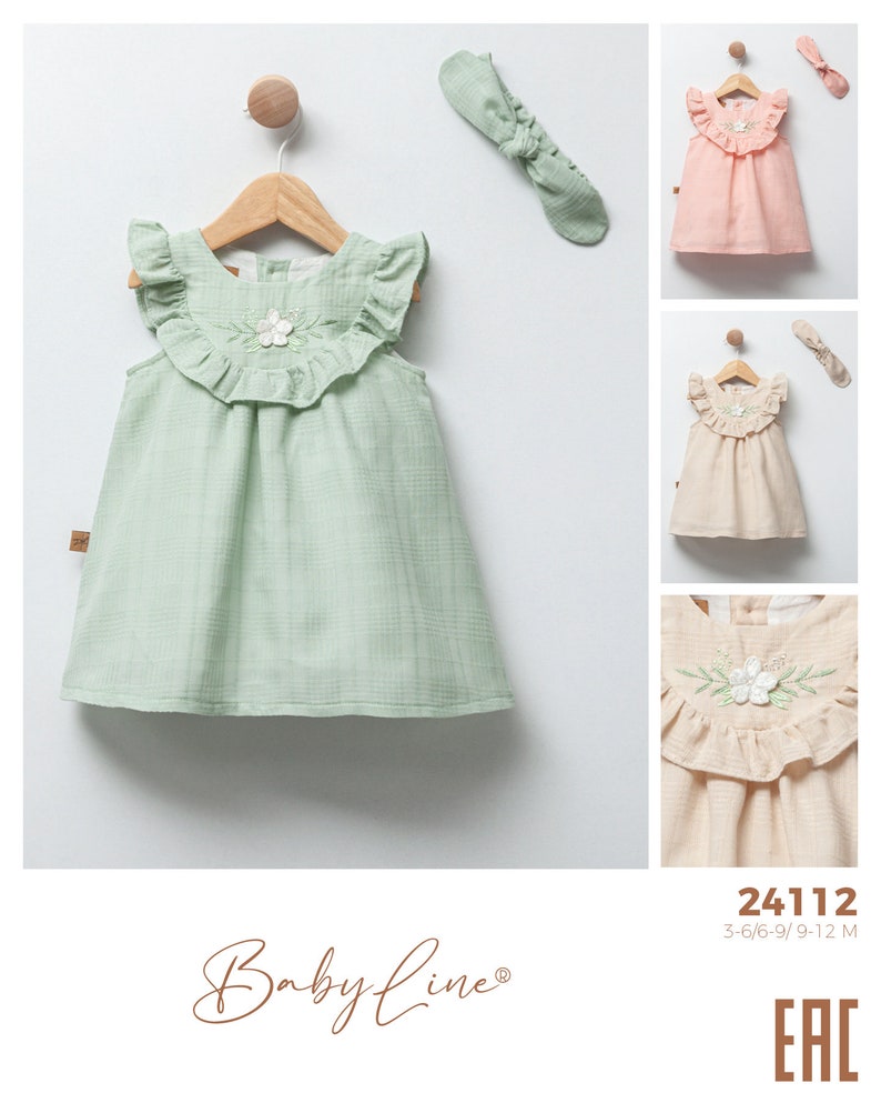 Frilly Robe Baby Dress image 2
