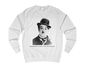 Sudadera Charlie Chaplin - todo el mundo ama un poco de charlie