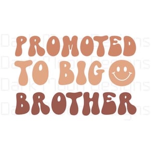 Zum großen Bruder befördert, zur großen Schwester befördert, Boho Geschwister Bundle, neue Babyankündigung, SVG PNG Bundle, Boho Thema Babyparty