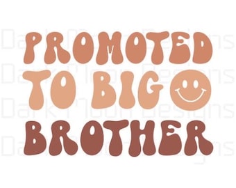 Zum großen Bruder befördert, zur großen Schwester befördert, Boho Geschwister Bundle, neue Babyankündigung, SVG PNG Bundle, Boho Thema Babyparty