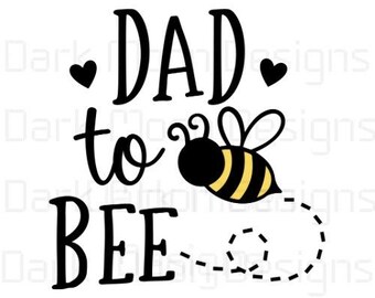 Mama zur Biene, Papa zur Biene, Papa zur Biene, Mama zur Biene, Mama zur Biene, Bienen-Thema Babyparty, neues Baby, Nur SVG-Datei