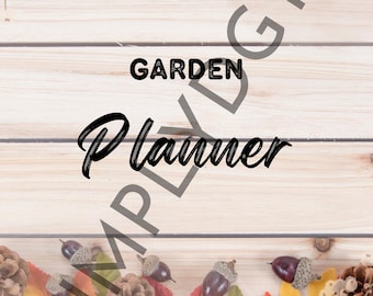 Garden Planner Printable | Garden Maintenance, Planting Tracker | Gardening Journal Template | Plant Tracker, Instant Printable Download PDF