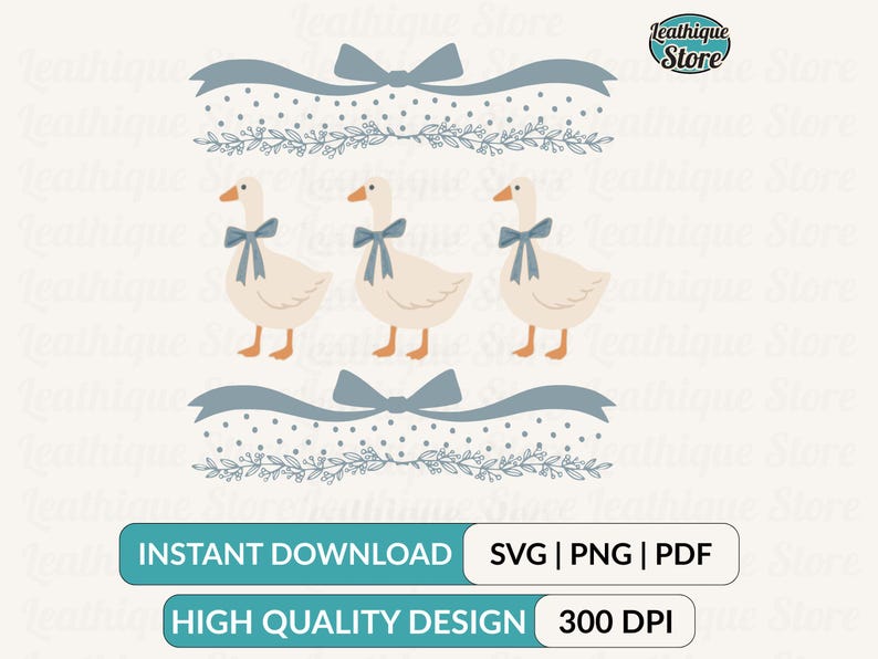 Blue Ribbon Goose Png, Retro Goose Sublimation, Cute 1980s Groovy ...