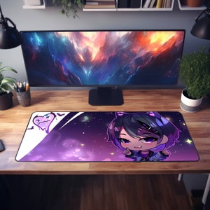 Chibi Clove Valorant Desk Mat - Adorable Clove Agent Chibi Version Mouse Pad - Gaming Decor