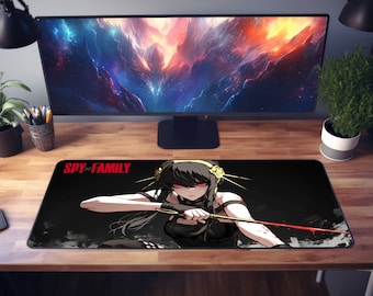 Yor Forger Desk Mat: Spy x Family Anime Gaming Decor