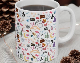 Tazza in ceramica Swifty Eras: regalo Taylor, tazza da caffè - 11 oz/15 oz