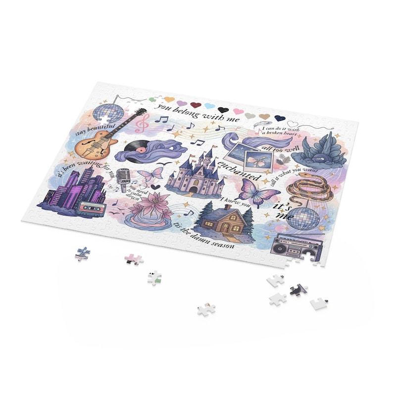 Swifty Era Icon Puzzle: Taylor Album Art (120/252/500-Piece) 20" × 16" (500 pcs)