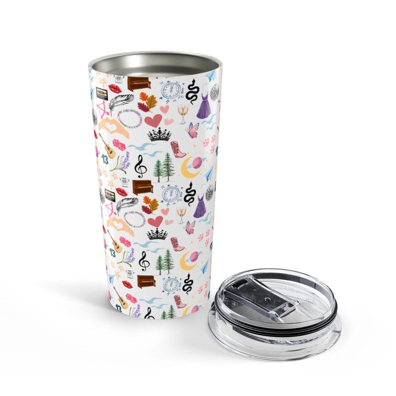 Swifty Tumble Eras: 20 Unzen isolierte Edelstahlkaffeetasse Bild 2