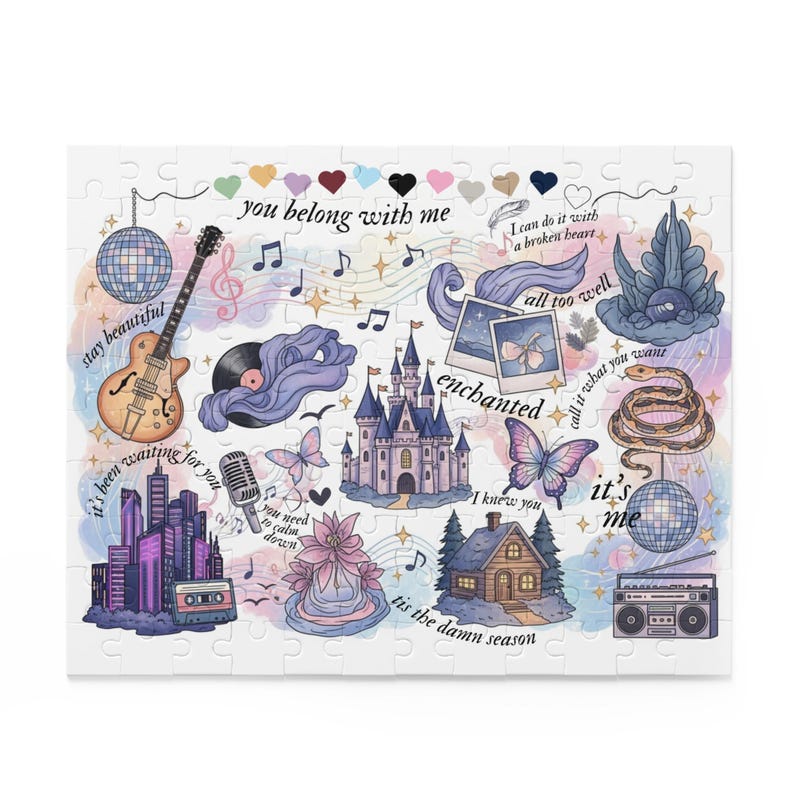 Swifty Era Icon Puzzle: Taylor Album Art (120/252/500-Piece) image 3