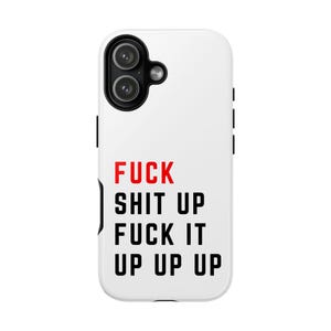 Swifty Phone Case Fuck Shit Up | Eras Tough iPhone, Samsung Case image 3