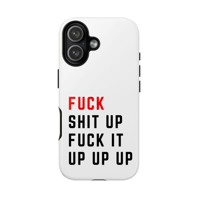 Swifty Phone Case Fuck Shit Up | Eras Tough iPhone, Samsung Case image 3