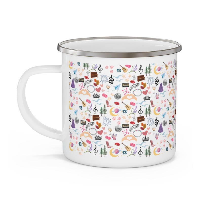 Swifty Eras Enamel Mug: Taylor Inspired Gift image 5