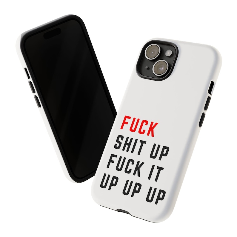 Swifty Phone Case Fuck Shit Up | Eras Tough iPhone, Samsung Case image 1
