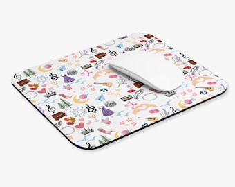 Swifty Eras Mousepad: Taylor Fan Gift Desk Decor