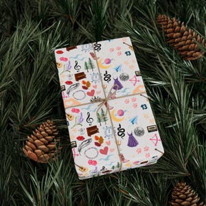 Swifty Eras Gift Wrapping Paper: Taylor Birthday Christmas Present image 1