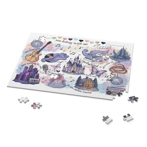 Swifty Era Icon Puzzle: Taylor Album Art (120/252/500-Piece) 14" × 11" (252 pcs)