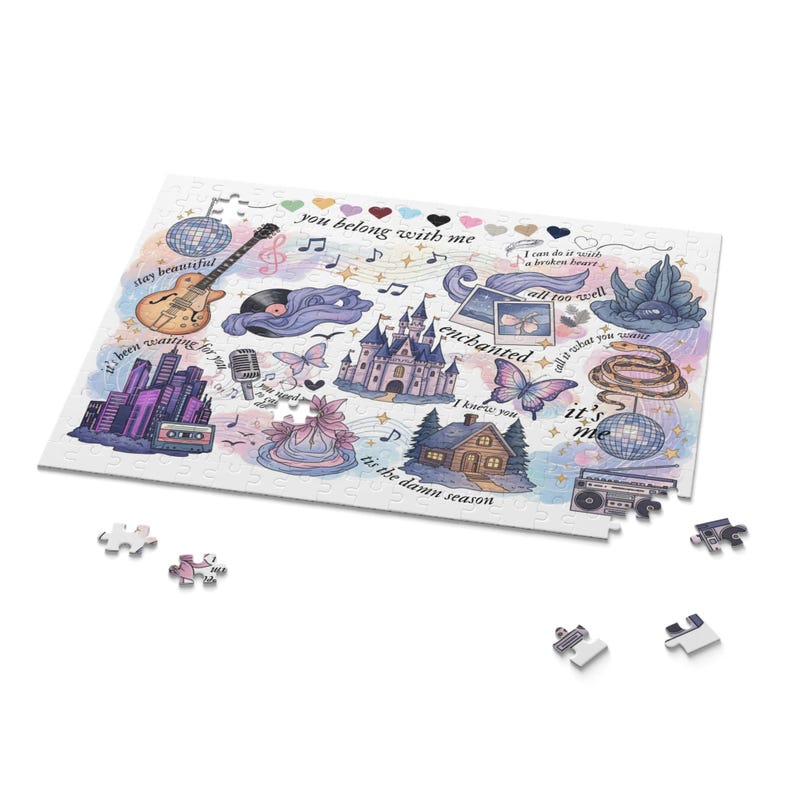 Swifty Era Icon Puzzle: Taylor Album Art (120/252/500-Piece) 14" × 11" (252 pcs)