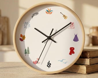 Swifty Wanduhr Eras Albums | Taylor Home Decor, TS Fan Zimmer
