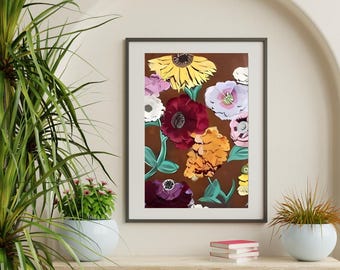 Surprise Piano Swifty Poster | Digital Wall Art, Eras Flowers (PNG Download)