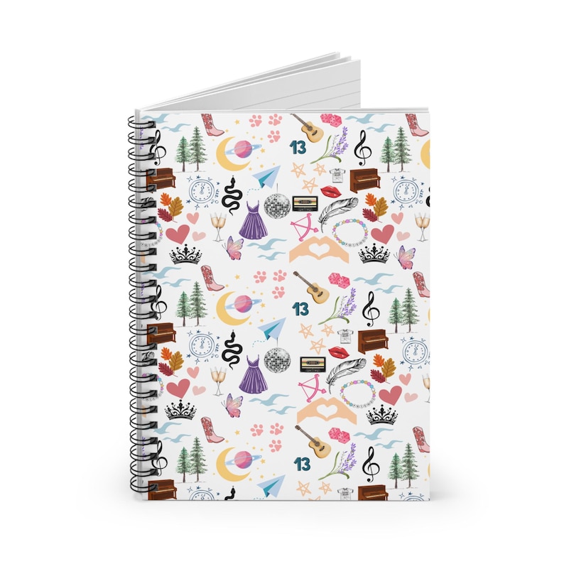 Swifty Spiral Notebook Eras, Taylor Fan Journal, Christmas Gift image 2
