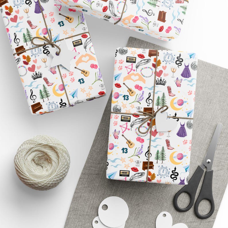 Swifty Eras Gift Wrapping Paper: Taylor Birthday Christmas Present image 2