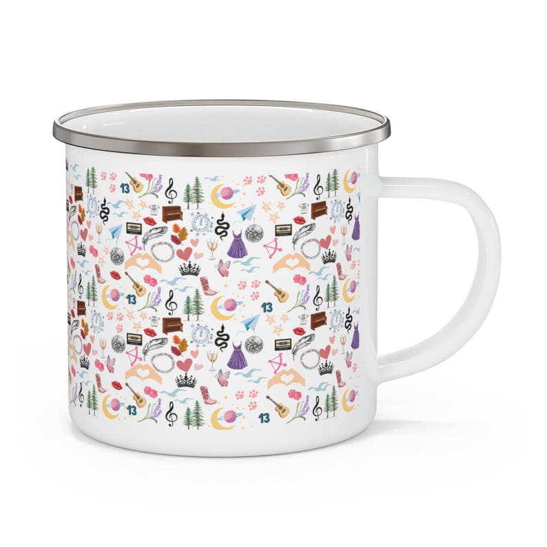 Swifty Eras Enamel Mug: Taylor Inspired Gift image 3