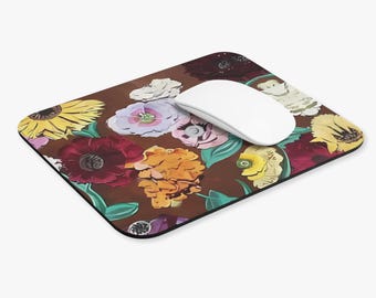Swifty Surprise Piano Mousepad: Taylor Inspired Floral Computer Gaming Pad