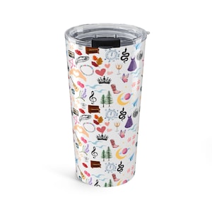 Swifty Tumble Eras: 20 Unzen isolierte Edelstahlkaffeetasse Bild 1