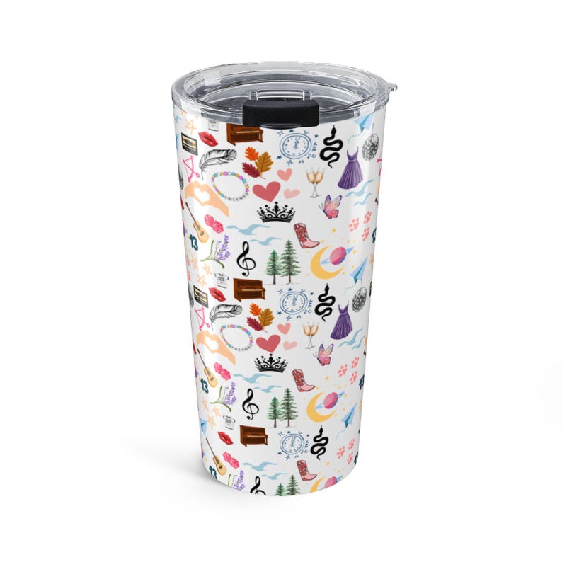 Swifty Tumble Eras: 20 Unzen isolierte Edelstahlkaffeetasse Bild 1