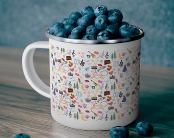 Swifty Eras Emaille-Tasse: Taylor inspiriertes Geschenk