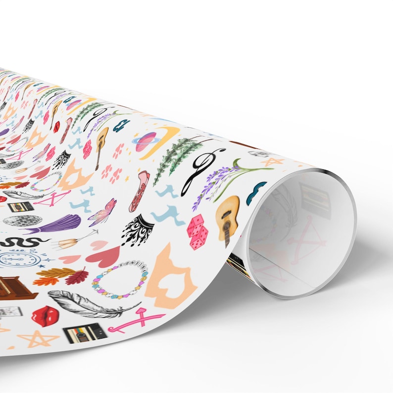 Swifty Eras Gift Wrapping Paper: Taylor Birthday Christmas Present image 5