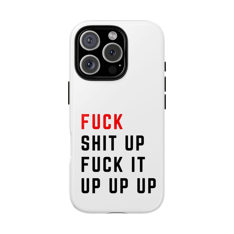 Swifty Phone Case Fuck Shit Up | Eras Tough iPhone, Samsung Case image 7
