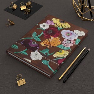 Surprise Piano Flower Hardcover Journal - Swifty Inspired Gift image 1