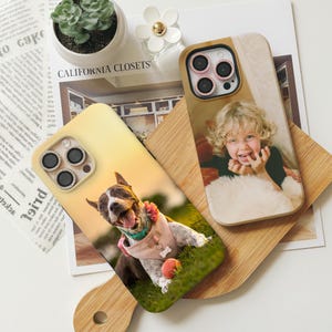 Personalized Custom Photo Phone Case, Tough Magsafe Custom Photo iPhone Case, Custom Photo Gift, Custom Made Gift