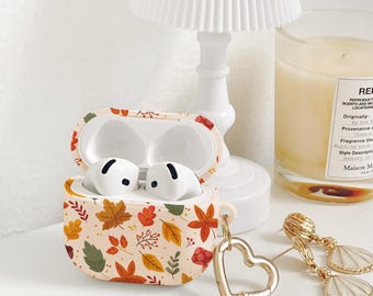 Fall Leaves AirPods Case: Protective Apple AirPods with Keychain