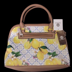Un hermoso, fresco, divertido y fabuloso bolso de mano The Lemon Blossom para este verano, y un bolso de hombro ligero, un bolso de mano portátil tipo cartera.